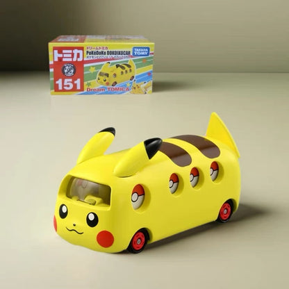 Tomica｜Dream Tomica No.151 PoKeDoKo Pokemon Dokoikocar多美卡宝可梦/皮卡丘巴士玩具汽车/摆件｜约 W78 x H41 x D39mm