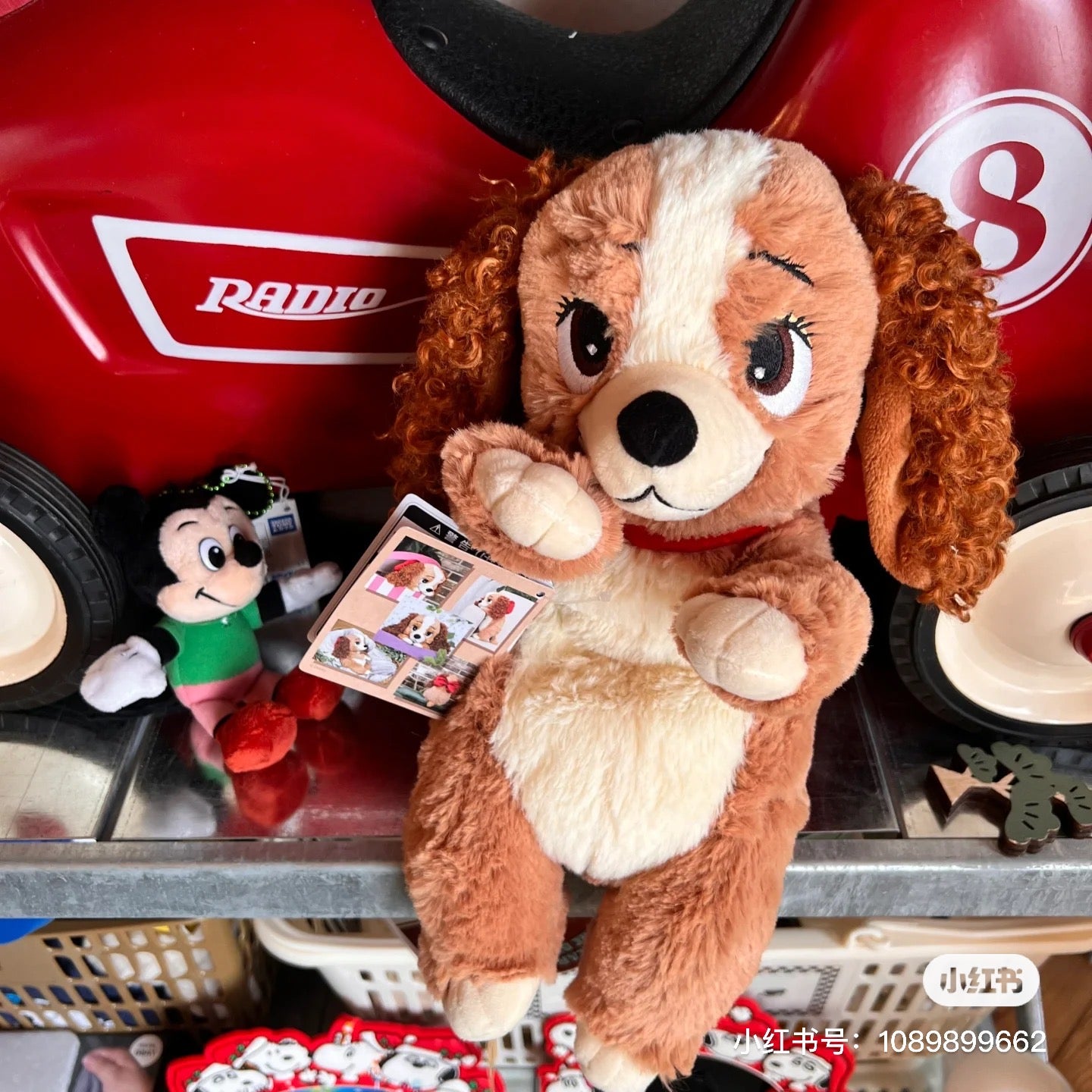 Disney迪士尼｜东迪Soft Plush Doll Lady超柔软淑女大小姐狗狗公仔/玩偶｜约H12×W14×D32cm