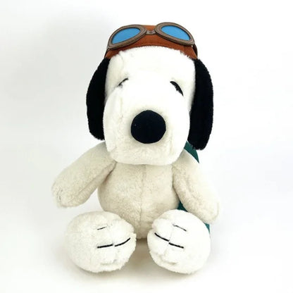 Snoopy史努比｜毛茸茸飞行员史努比公仔/玩偶｜约23cm×23cm×28cm