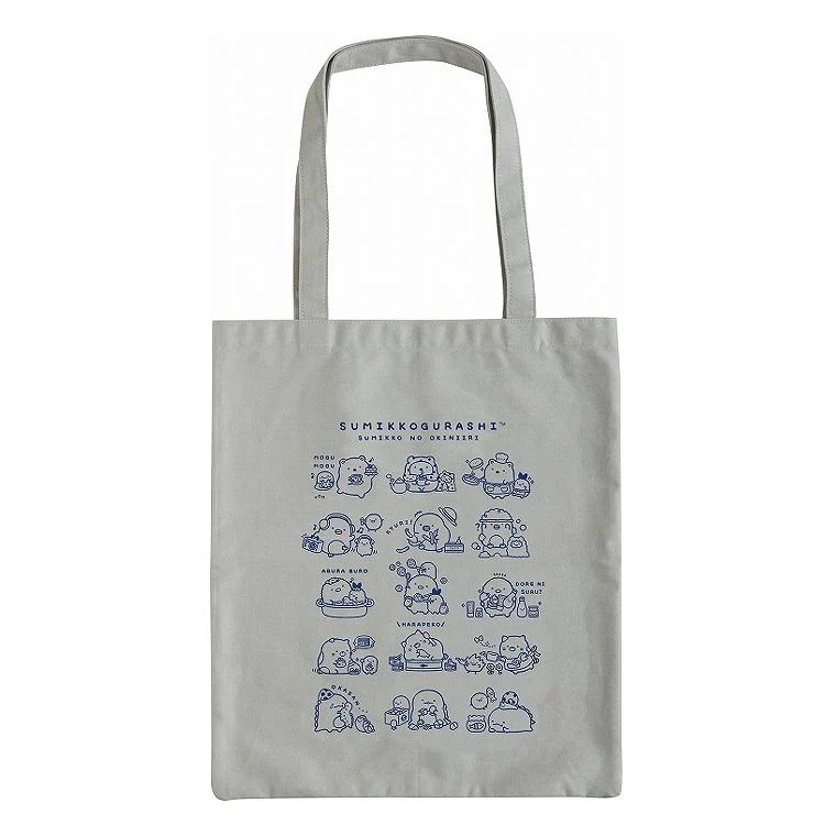Sumikko gurashi｜Tote Bag Gray Okiniiri｜410×355mm approx.