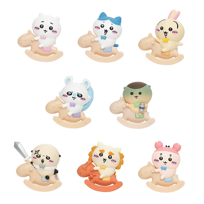 chiikawa｜GPSBOX Rocking Wooden Horse Figure Collection mystery bag/blind box/All 8 types｜1pcs