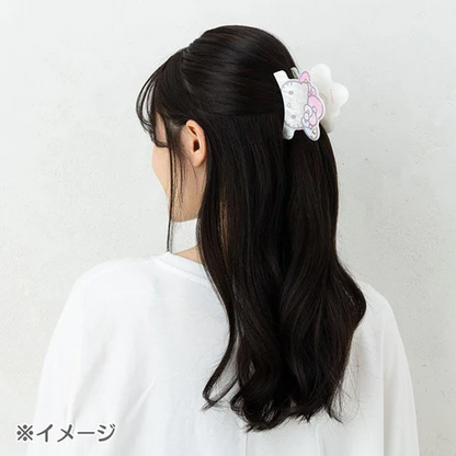 HelloKitty凯蒂猫｜Vance Clip Hair Birthday 50th The Fashionable Ribbons Sanrio50周年生日限定彩虹渐变水钻蝴蝶结珍珠贝母亚克力抓夹/发夹｜约 W8.2×D4×H7.3cm