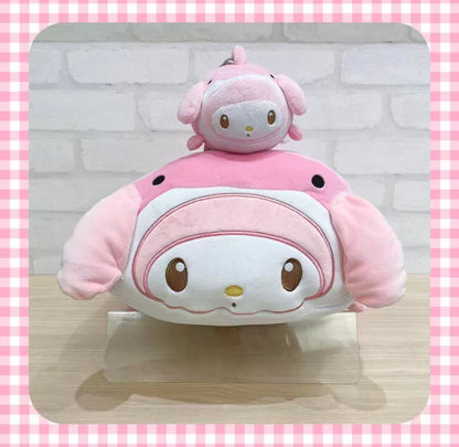Sanrio｜Cooling Cushion Mini Sea Creature｜H10 x W17.5 x D23cm approx.