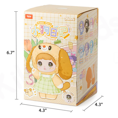 NOMMI Puppy Diary Series Vinyl Plush Doll Blind Box