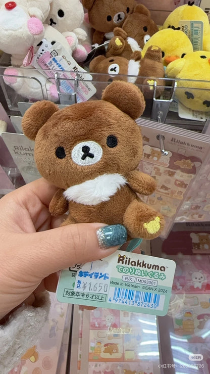Rilakkuma轻松熊｜San-X Hand-held Plush/Wonderful House Sitting奇妙屋可爱场景毛绒玩偶摆件/手玉｜约60×80×55mm