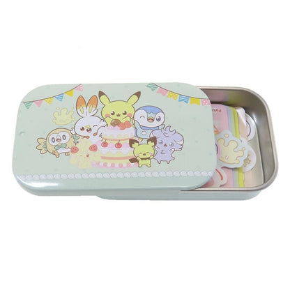 Pokemon｜pokepeace甜点系列铁盒贴纸/小收纳盒｜约H1.7×W7.3×D4.5cm
