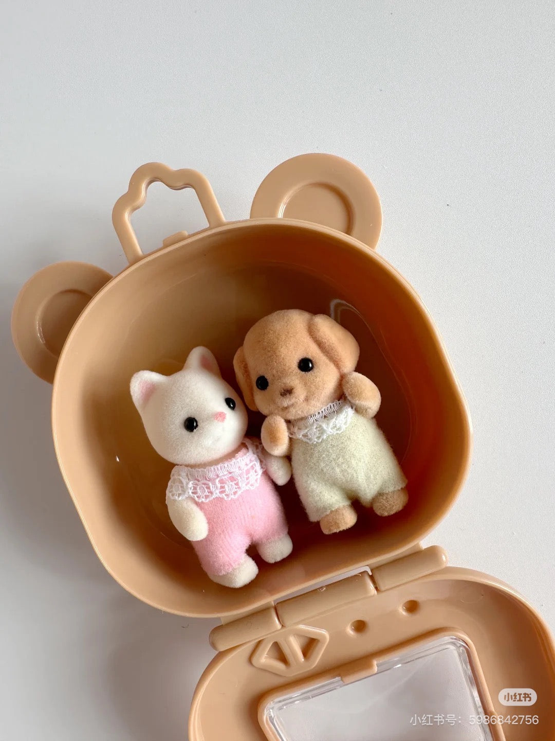 SylvanianFamilies森贝儿家族｜Persian Cat Baby波斯猫宝宝植绒站宝/玩具/过家家
