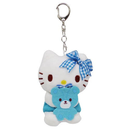 Hello kitty凯蒂猫｜彩虹色hellokitty毛绒挂件｜约6.5×5×9.5cm