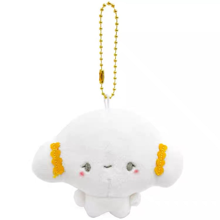 Sanrio｜Mochimochi Panda Mascot Holder /Plush Keychain｜H105×W105×D45mm approx.