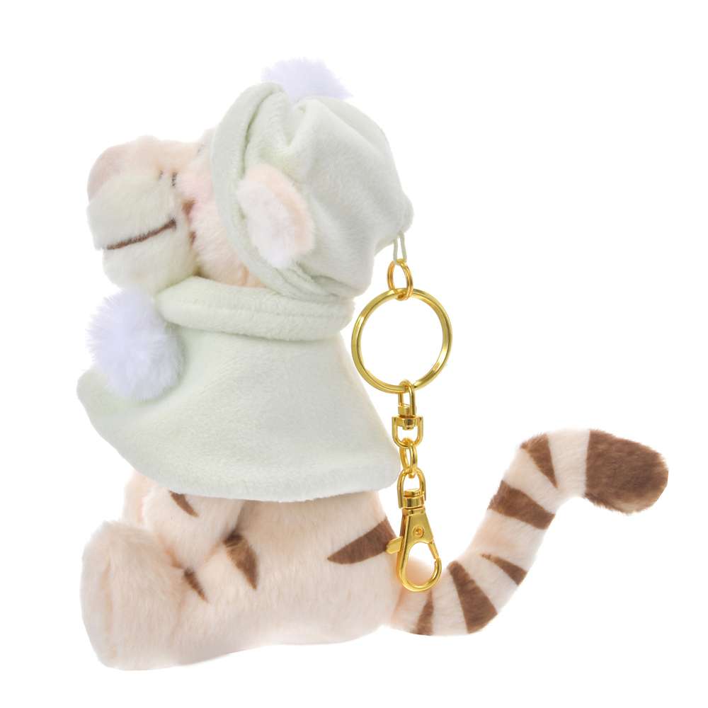 Disney迪士尼｜Plush Mascot Keychain - White Pooh Fruit Latte Color东迪冬日限定水果拿铁色睡衣睡帽斗篷系列可爱角色毛绒挂件/包挂｜约高 16.5 x 宽 10 x 深 9cm