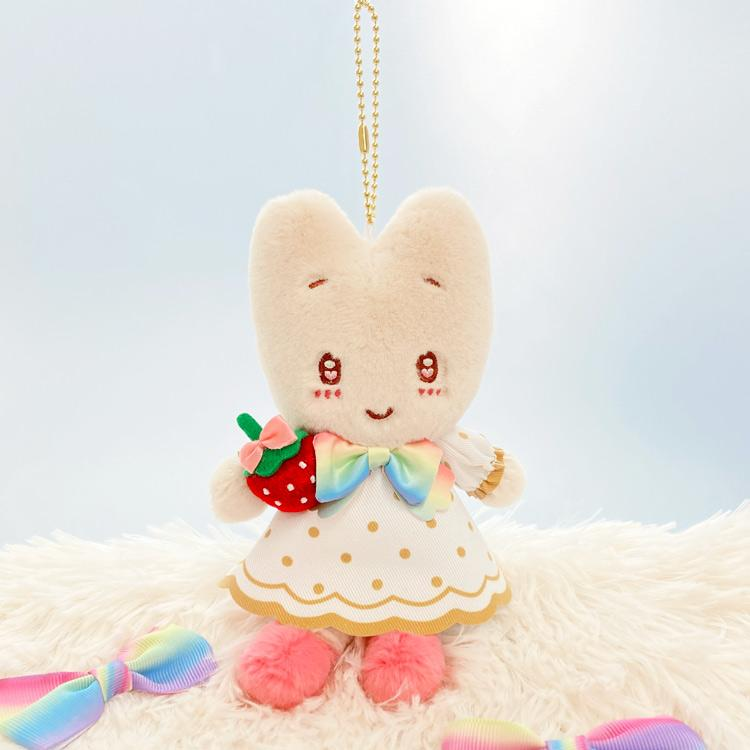 Sanrio｜Strawberry Newspaper 50th Anniversary  Mascot Holder /Plush Keychain｜12×14.5×6cm approx.Approx.