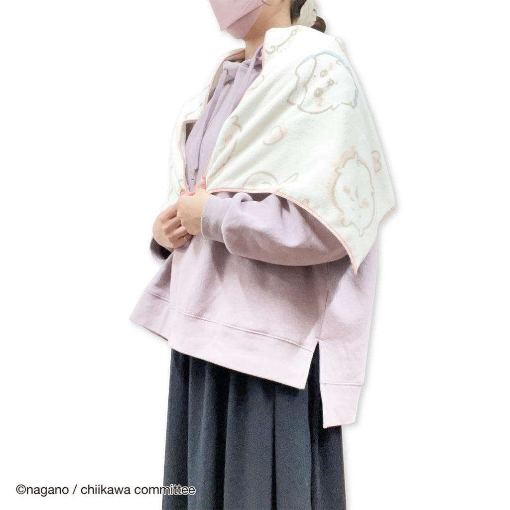 Chiikawa 吉伊卡哇｜三小只图案速干小浴巾/毛巾｜约H400 x W1000mm