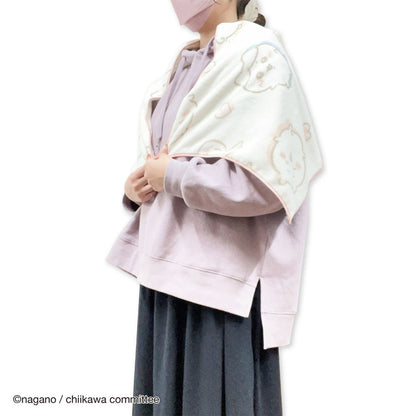 Chiikawa 吉伊卡哇｜三小只图案速干小浴巾/毛巾｜约H400 x W1000mm