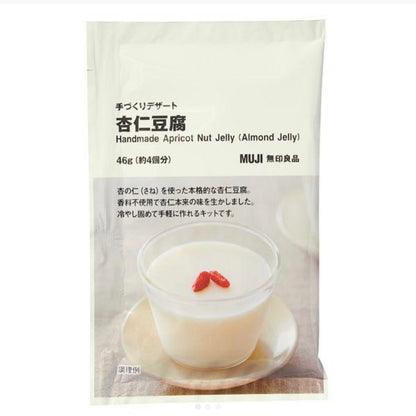Muji｜顺滑奶香的杏仁豆腐制作粉/倒入热牛奶里搅拌后放入冰箱冷藏3h｜46g/约4个分【24.07.24】