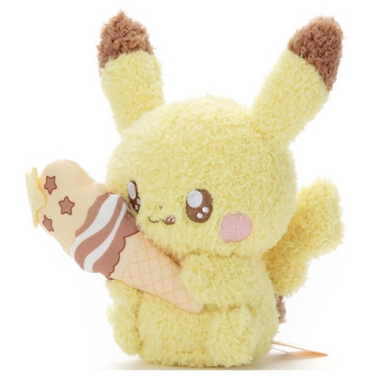 Pokemon｜pokepeace甜点系列毛绒皮卡丘公仔/玩偶｜约165×170×100mm