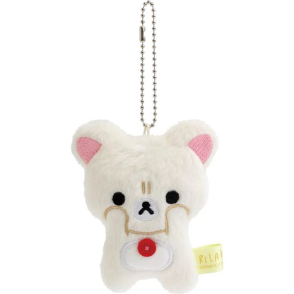 Rilakkuma｜Stay with Me Walking &amp; Turning Around Mascot Holder /Plush Keychain｜120×85×35mm approx.