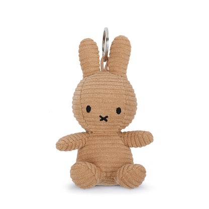 Miffy｜ECO Corduroy Mascot Holder /Plush Keychain｜10 cm – 4″ approx.