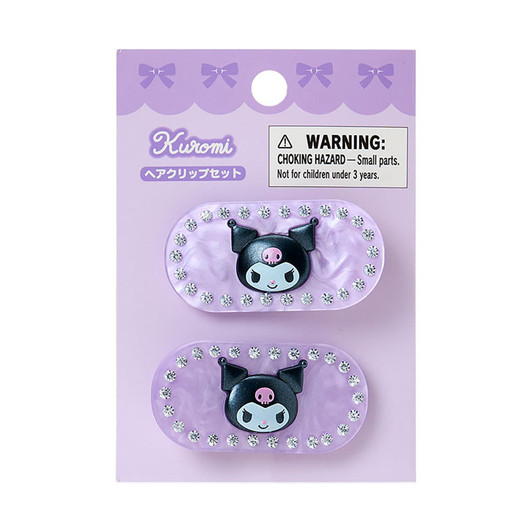 Sanrio｜Sparkling Stone Pearl MarbleHair Clip Set｜5×1.5×2.5cm approx.
