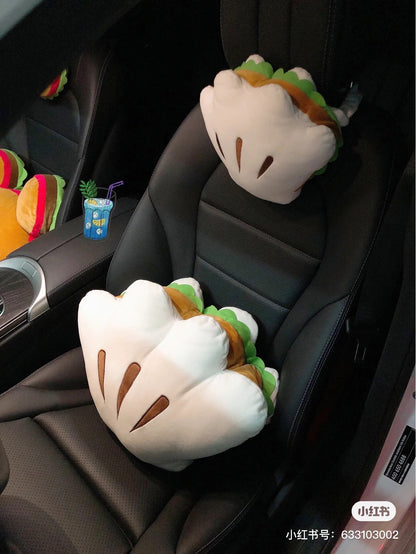 Disney迪士尼｜超可爱mochi手手汉堡抱枕