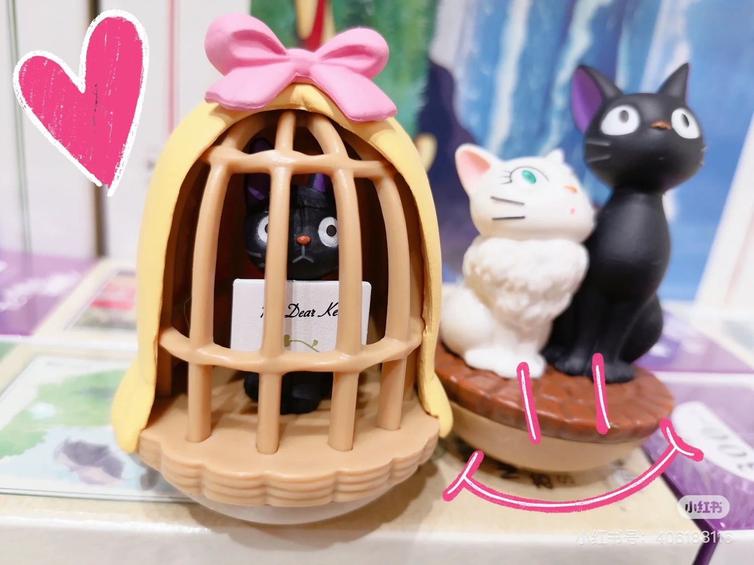 My neighbor totoro｜吉卜力宫崎骏魔女宅急便吉吉/莉莉不倒翁摆件