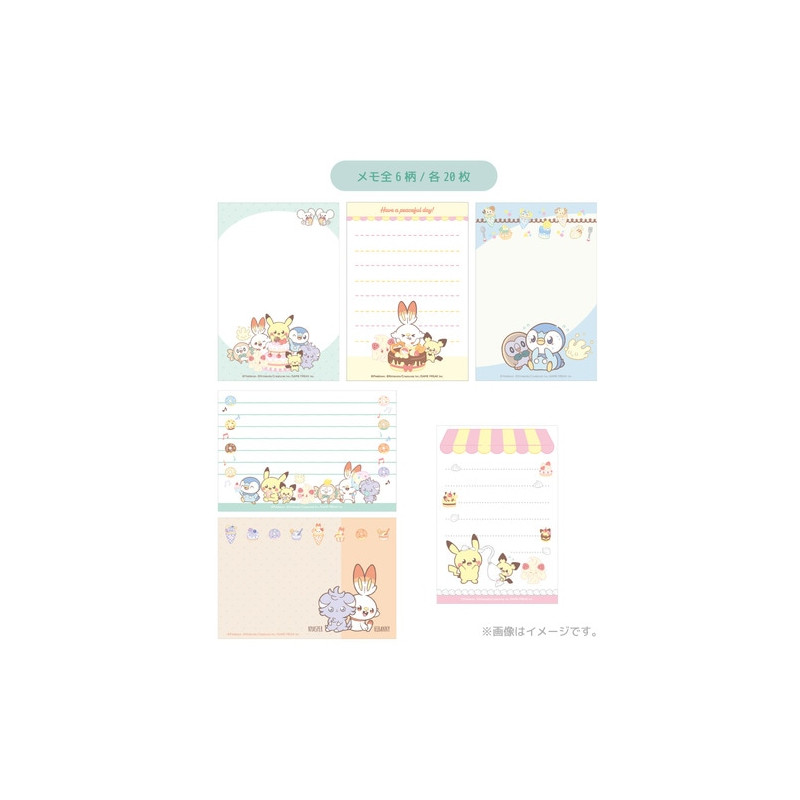 Pikachu皮卡丘｜PK Pokemon系列便签本/内页超可爱｜约H10.3×W7cm