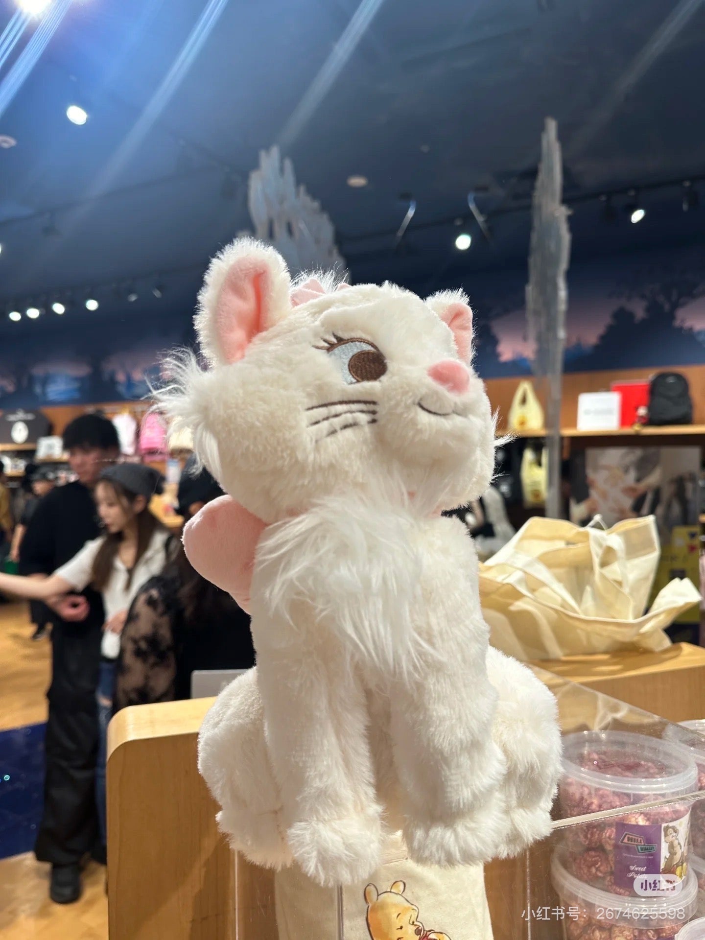 Disney ｜Marie cat interior animal东迪甜美玛丽猫门挡/很重de阻门小可爱｜约H30×W23×D16cm