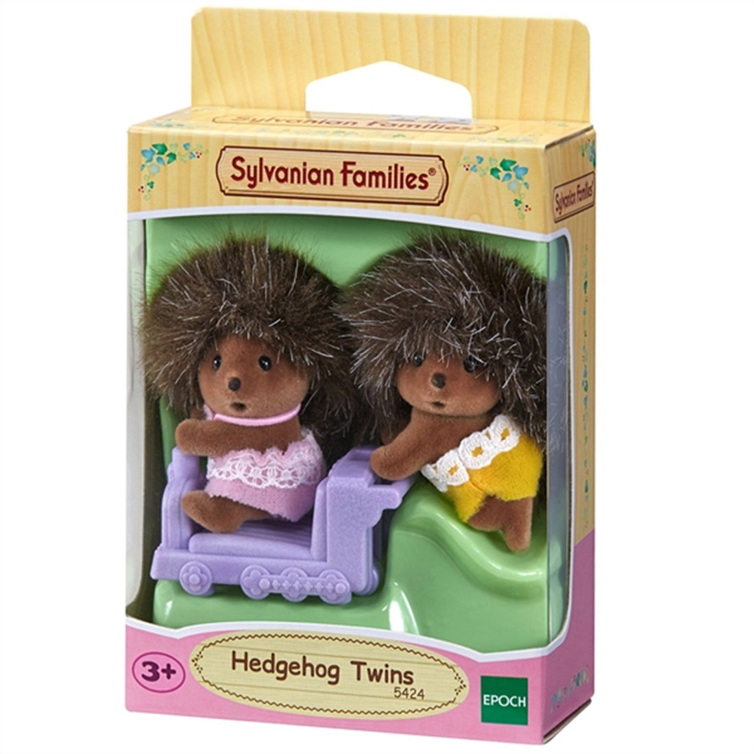 SylvanianFamilies森贝儿家族｜Hedgehog Twins刺猬宝宝双胞胎推车套组/玩具/过家家