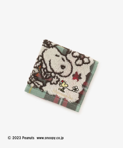 Snoopy｜Afternoon Tea英伦风限定超精美刺绣手帕/小方巾｜縦25.5cm/横25.5cm