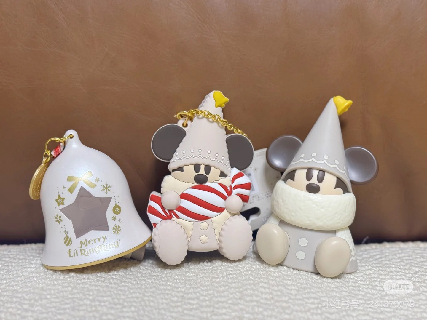 Disney迪士尼 ｜Merry Lil RingRing Mickey东迪2024圣诞精灵妖精米奇系列硅胶零钱包挂件/包挂/背面有拉链