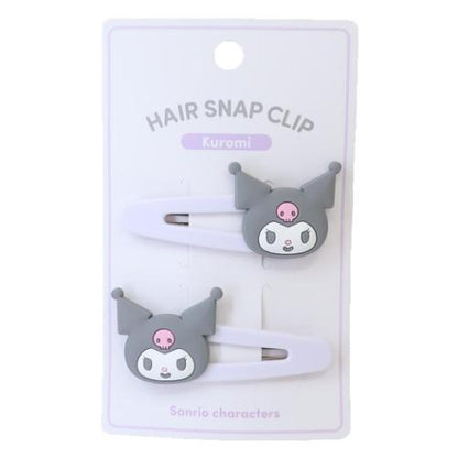 Sanrio｜软软硅胶感发夹/发卡/发饰/刘海夹｜1对