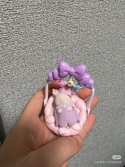 SylvanianFamilies｜Sleep Together Set-Chocolate Rabbit