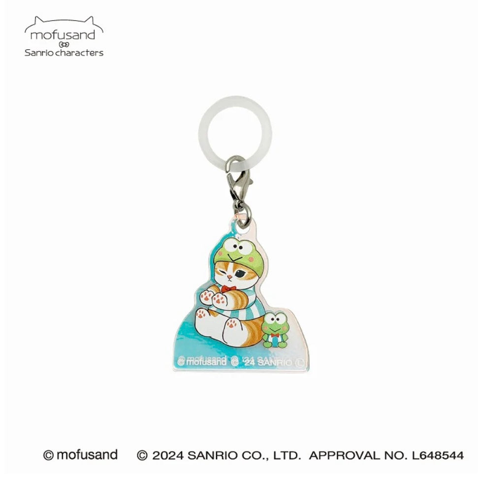 Mofusand｜Sanrio Characters Hologram Mushi Charm｜H43×W36×D3mm approx.