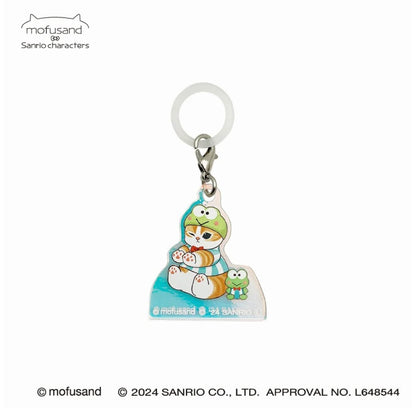 Mofusand｜Sanrio Characters Hologram Mushi Charm｜H43×W36×D3mm approx.