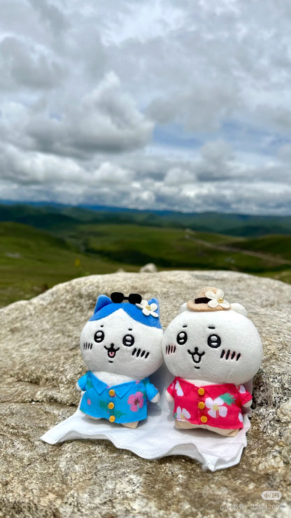 Chiikawa 吉伊卡哇｜Traveling Petite Mini Mascot观光旅行系列毛绒玩偶挂件/包挂｜约H150×W55×D80mm