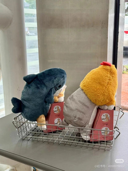 Mofusand｜Study Buddy Plush Toy - Cat / Fried Shrimp Nyan｜H360 x W145 x D180mm approx.