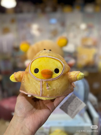 Rilakkuma｜Rainy Day to Sunny Raincoat Plush Dolls/Plush Toy｜120×150×110mm approx