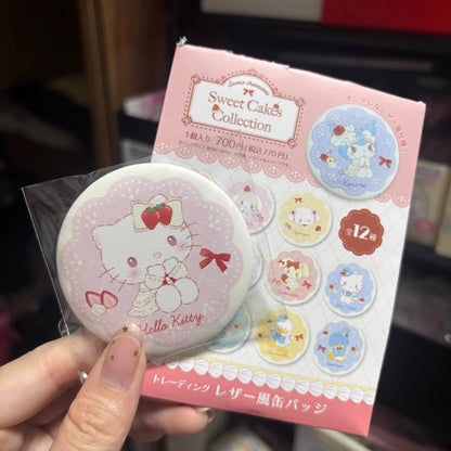 Sanrio｜Sweet Cakes Collection Pin Badge mystery bag/blind box/All 12 types｜1pcs