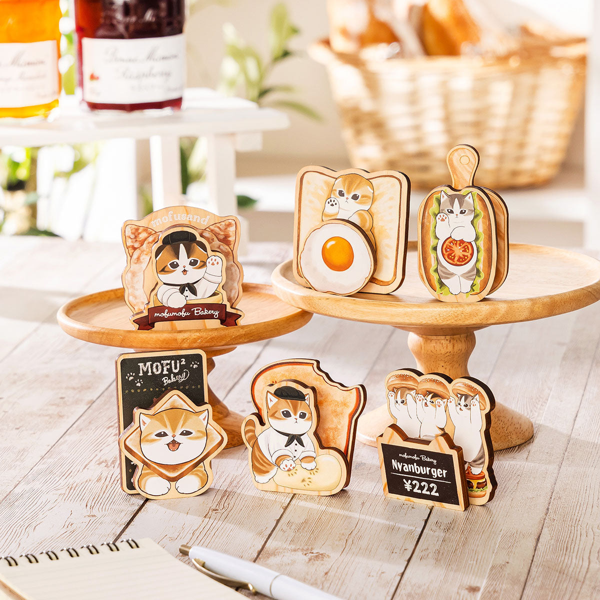 Mofusand｜Mofumofu Bakery Trading Wood Clip mystery bag/blind box/All 6 types｜1pc