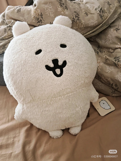 Nagano自嘲熊｜ Characters Nagano bear Hugging fluffyPlush超好rua白熊毛茸茸玩偶/公仔｜約H400 x W280 x D170mm