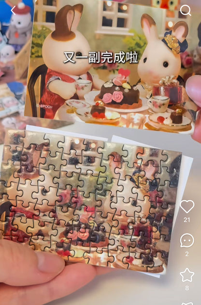 SylvanianFamilies｜Sweets Collection puzzle single item mystery bag/blind box/All 8 types｜1pcs