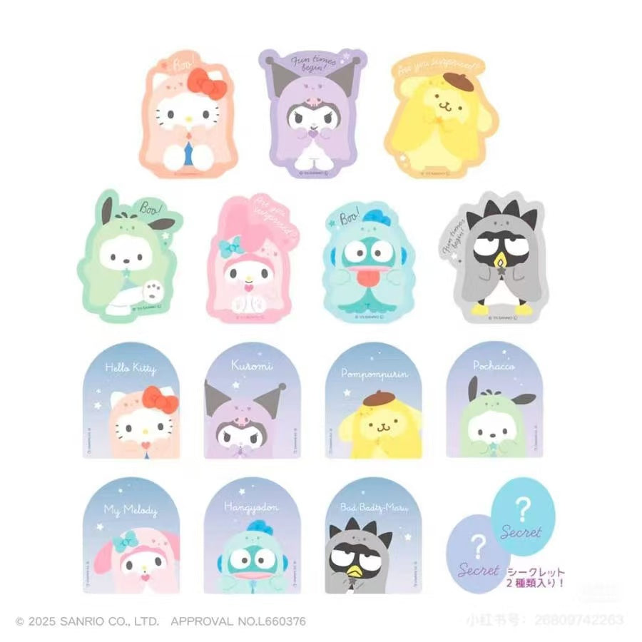 Sanrio｜Ghost Gokko CLEAR STICKER mystery bag/blind box/All 16 types｜1pcs