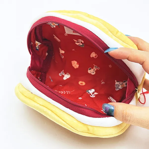 Snoopy｜Peanuts Love &amp; Sweets pouch｜H100×W180×D70mm approx.