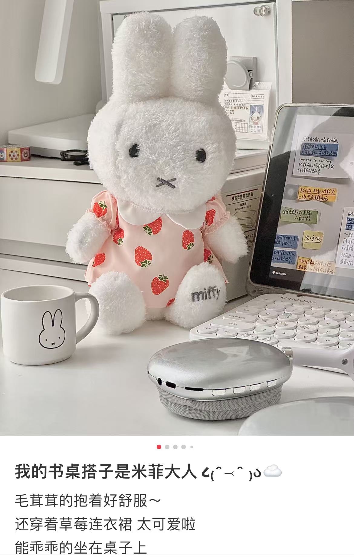 Miffy｜Strawberry Plush Dolls/Plush Toy｜ H25cm approx.