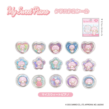 Sanrio｜My Sweet Piano Crystal Sticker｜H19 x W19 x D2mm approx.