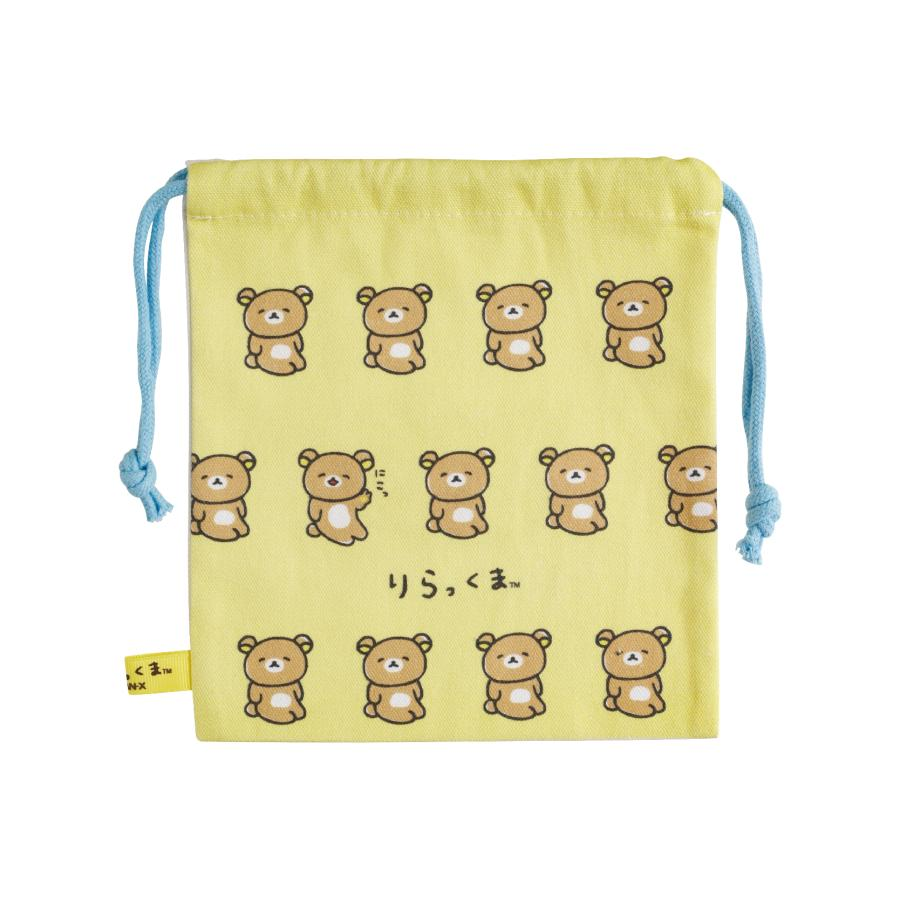 Rilakkuma｜Warm and Relaxed Edition Drawstring Bag｜210 x 180 mm approx.