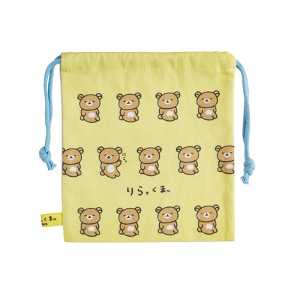 Rilakkuma｜Warm and Relaxed Edition Drawstring Bag｜210 x 180 mm approx.