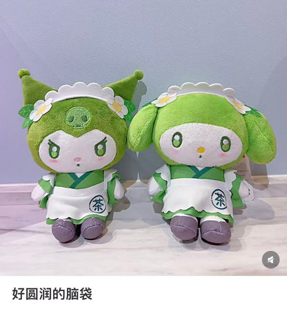 Sanrio｜Matcha Mascot Pouch Plush Keychain｜5.0 x 10.0 x 14.0cm approx.