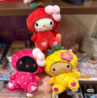 【limit 1】Hello Kitty｜GLOBAL WORK Mascot Holder /Plush Keychain