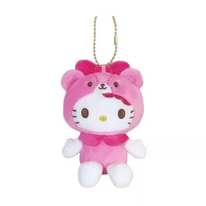 HelloKitty｜Sanrio 50th Anniversary Tiny Chum Mascot Holder /Plush Keychain｜ 85x100x45mm approx.