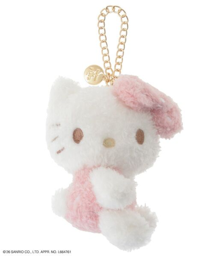Sanrio｜Maison de FLEUR Hello Kitty Mascot Holder /Plush Keychain